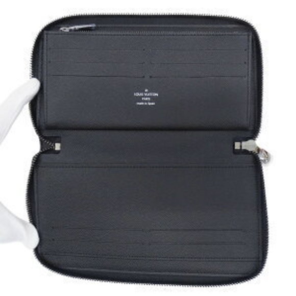 Louis Vuitton Black Zippy Wallet Black Eclipse Organizer - Picture 5 of 7